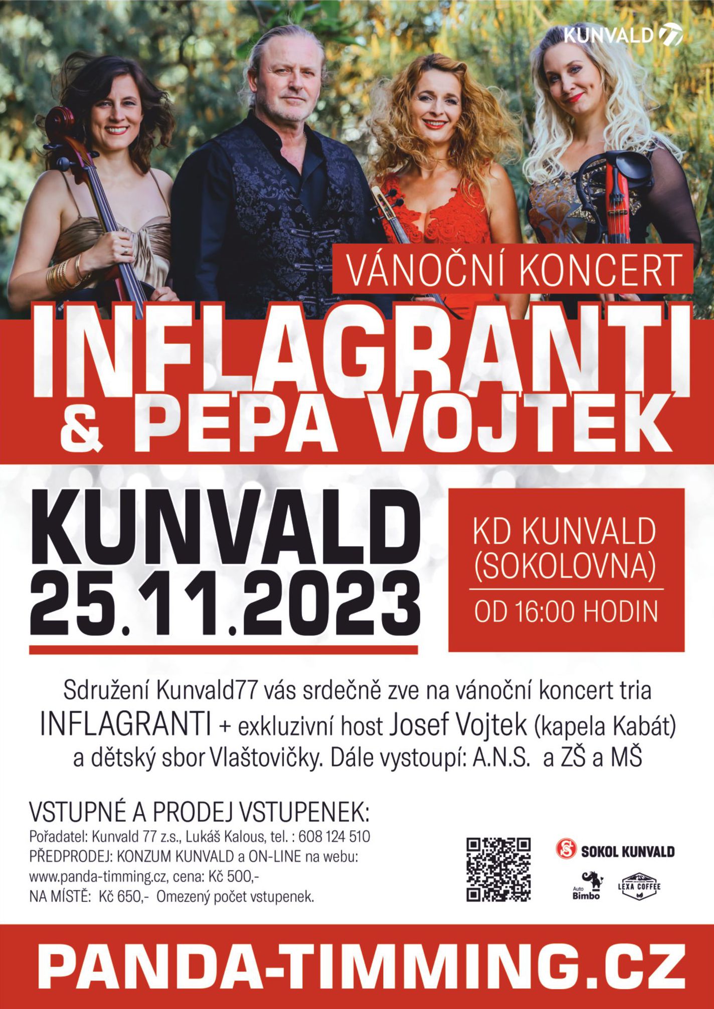 Inflagranti a Pepa Vojtek - Vánoční koncert, Kunvald